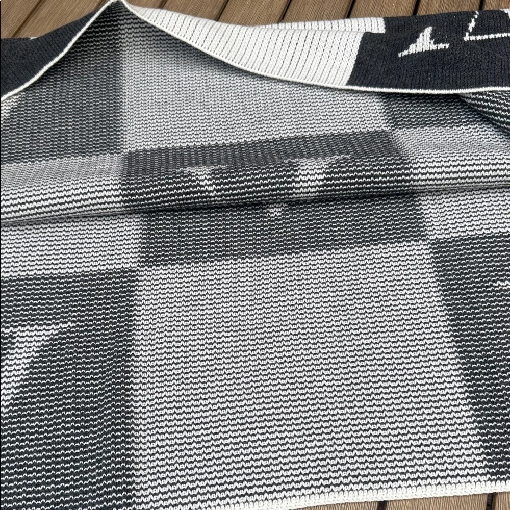 Butterscotch Blankees Monogram “A” Knit Throw Blanket